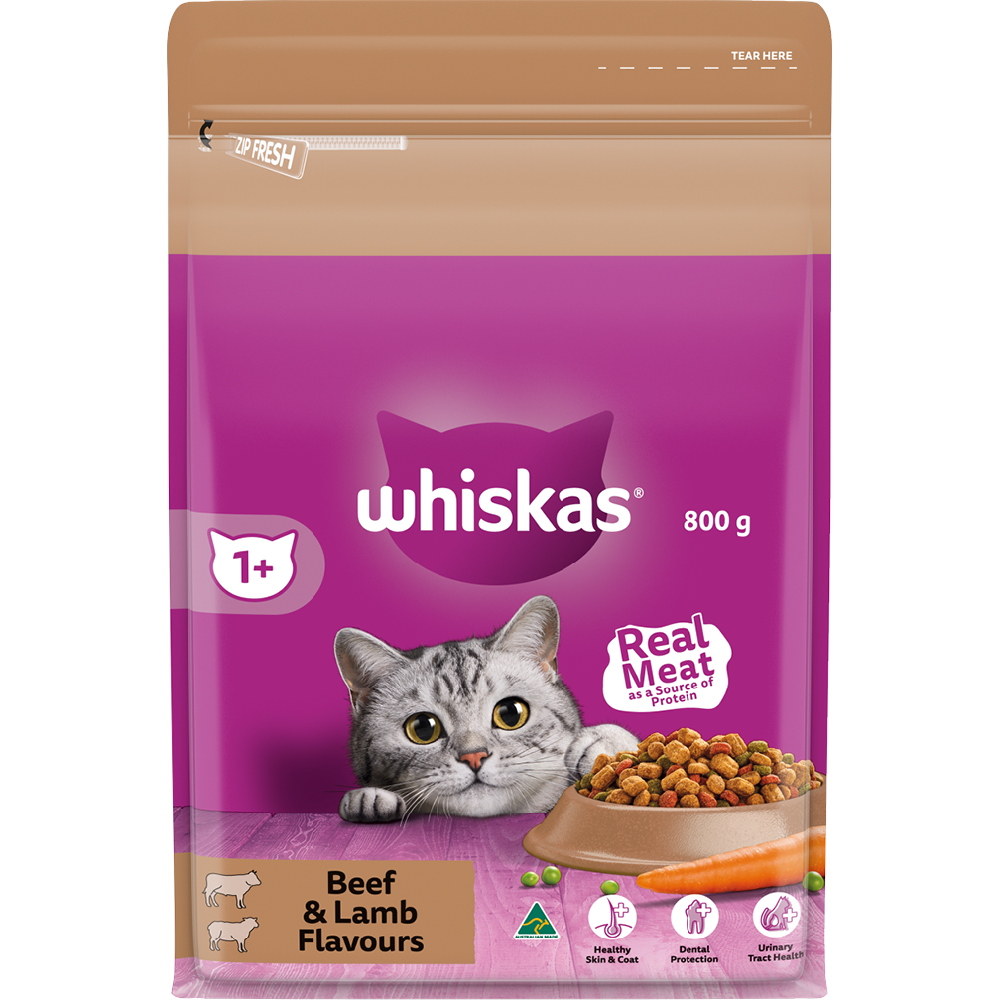 Whiskas beef dry food hotsell